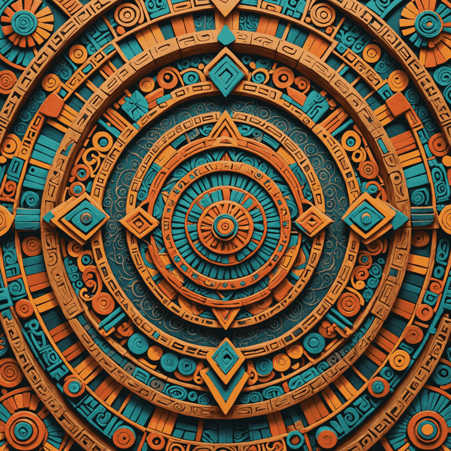 Imagen que muestra elementos de diseño tradicional mexicano como patrones coloridos y motivos aztecas integrados en una interfaz web moderna